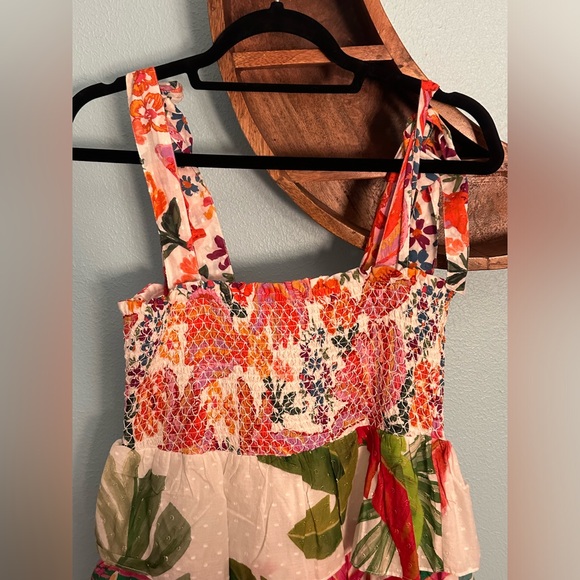 FARM RIO Smocked Dress with Ruffles Style#297704 - Picture 8 of 9